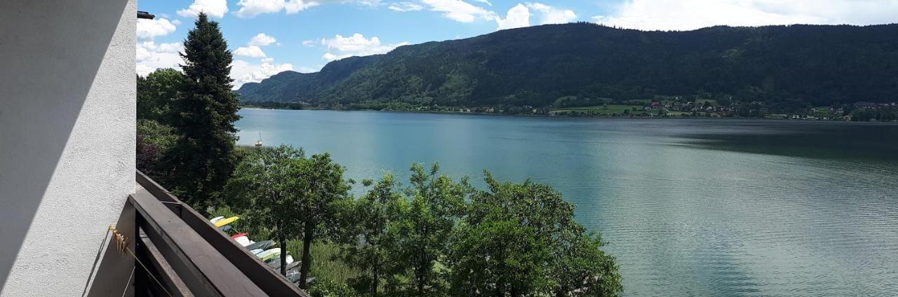 Anna Seeblick Appartement, Haus Haensel&Gretel Am Ossiachersee Mit Direktem Seezugang, Hallenbad Bodensdorf Exterior foto