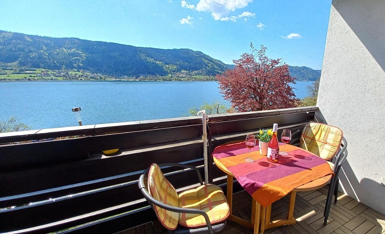 Anna Seeblick Appartement, Haus Haensel&Gretel Am Ossiachersee Mit Direktem Seezugang, Hallenbad Bodensdorf Exterior foto