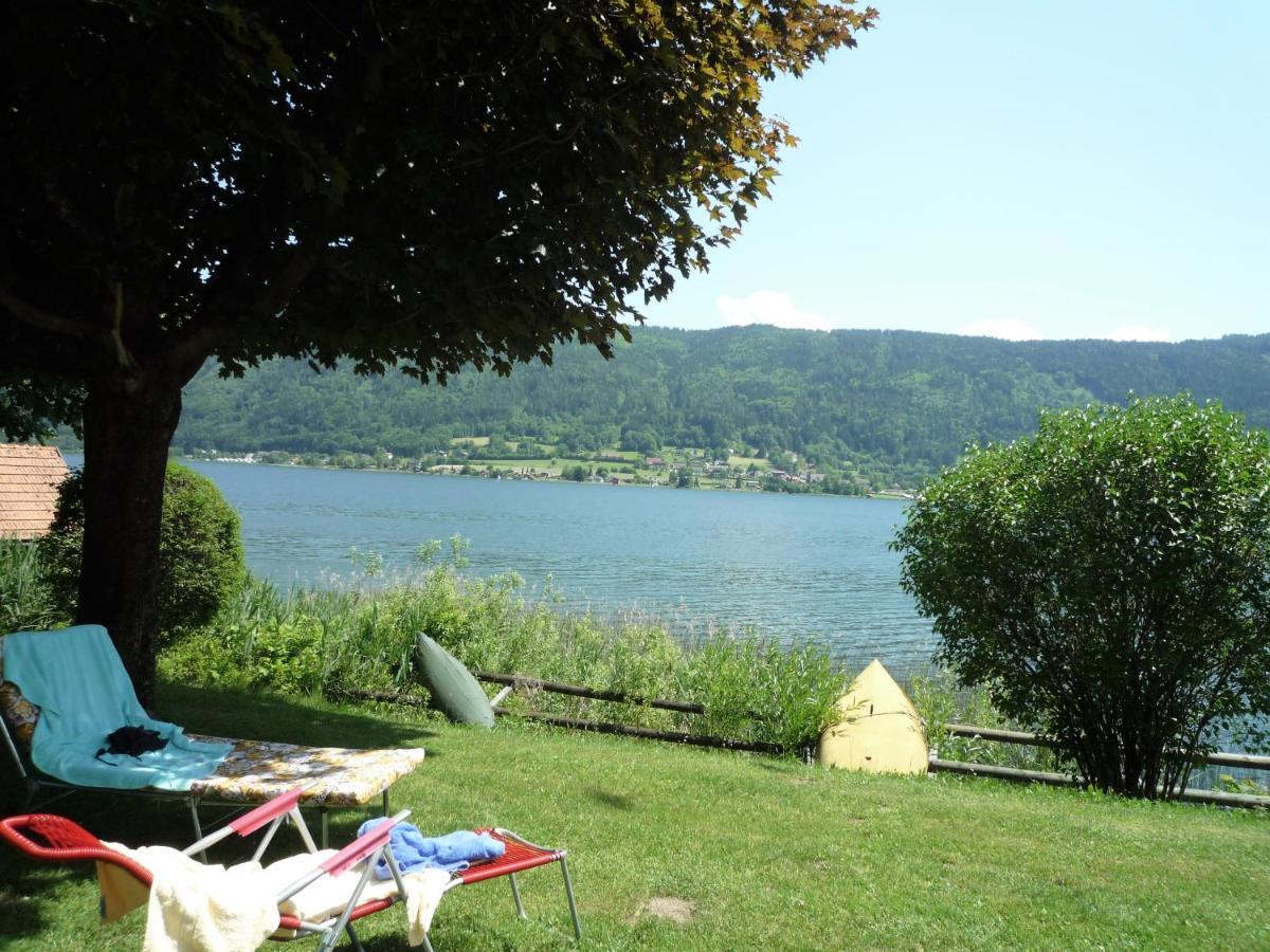 Anna Seeblick Appartement, Haus Haensel&Gretel Am Ossiachersee Mit Direktem Seezugang, Hallenbad Bodensdorf Exterior foto